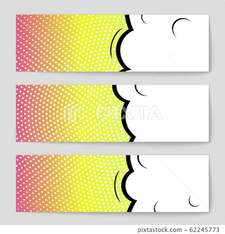 Abstract creative concept vector comic pop art style blank, layout template with clouds beams and 62245773