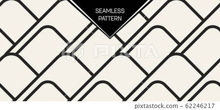 Abstract concept vector monochrome geometric pattern. Black and white minimal background. Creative 62246217