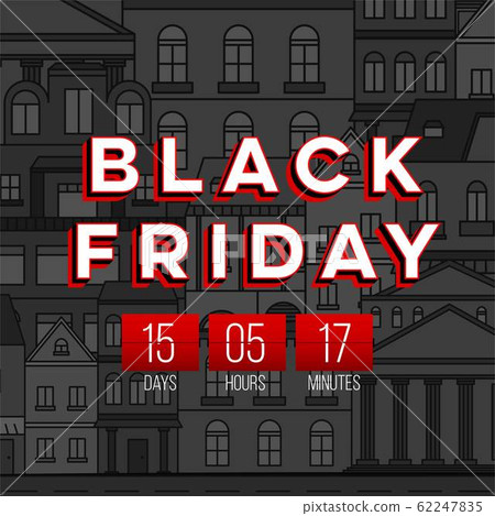 Abstract vector black friday sale layout background. For art template design, list, page, mockup 62247835