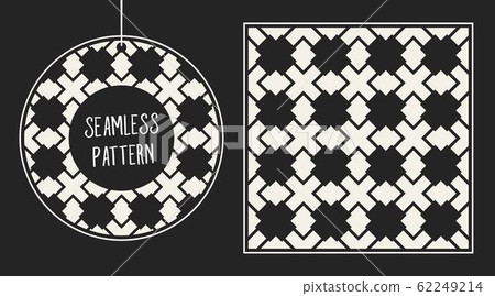 Abstract concept vector monochrome geometric pattern. Black and white minimal background. Creative Abstract concept vector monochrome geometric pattern. Black and white minimal background. Creative 62249214