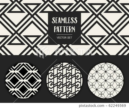 Abstract concept vector monochrome geometric pattern. Black and white minimal background. Creative Abstract concept vector monochrome geometric pattern. Black and white minimal background. Creative 62249369