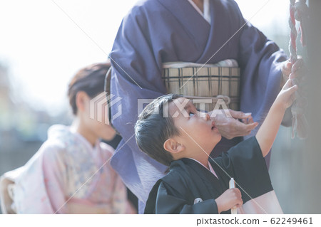 festival day for children of three, five and seven years of age, boy, man-child 62249461