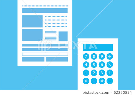 Calculator, calculator, documents 62250854