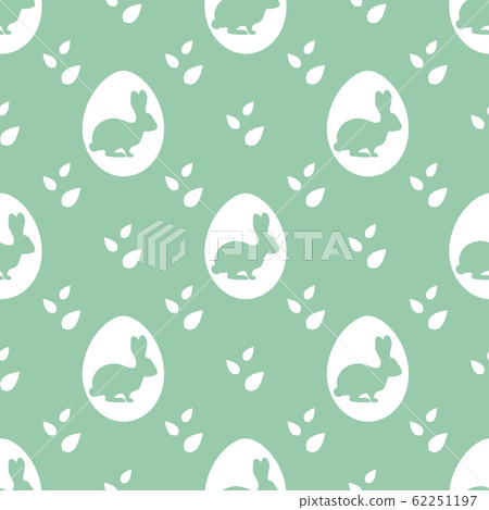 Vector seamless pattern Easter Bunny Egg Festive - Stock Illustration ...