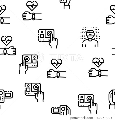 Gadget And Device Seamless Pattern Vector 62252993