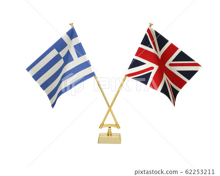 Table flags of two countries 62253211