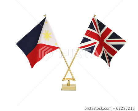 Table flags of two countries 62253213