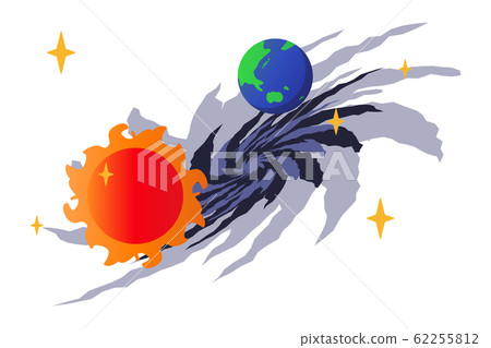 Sun, earth and black hole Sun, earth and black hole 62255812