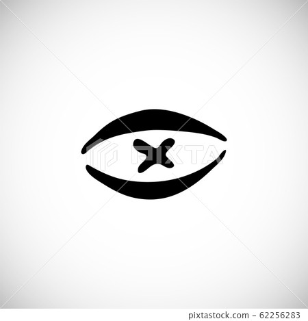 Isolated cute scandinavian eye 62256283