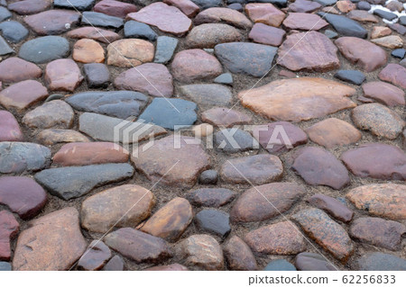 romantic Cobblestone pavement street background block brick 62256833