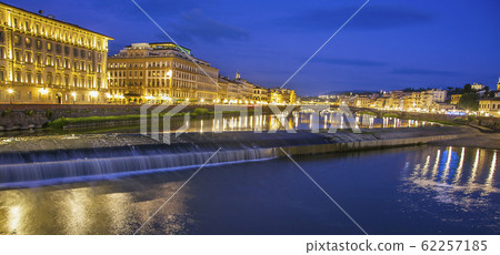 Evening mood in Florence Tuscany Italy View over 62257185