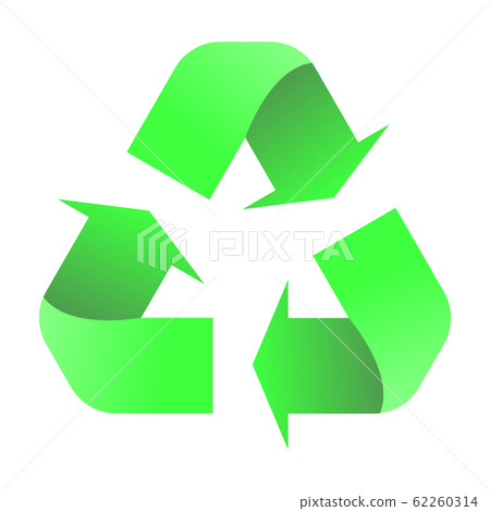 Recycle arrow symbol  62260314