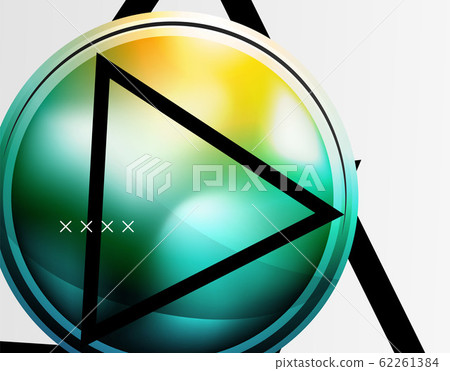 Abstract background - glossy glass bubbles, abstract sphere shapes. Vector Illustration For Wallpaper, Banner, Background, Card, Book Illustration, landing page Abstract background - glossy glass bubbles, abstract sphere shapes. Vector Illustration For Wallpaper, Banner, Background, Card, Book Illustration, landing page 62261384