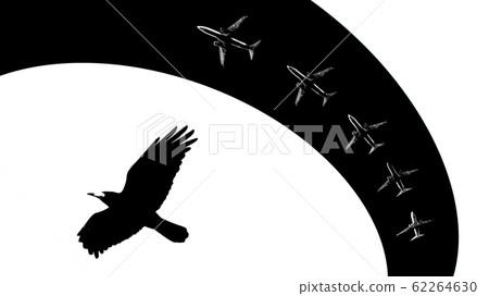 The plane is flying out of the way 62264630