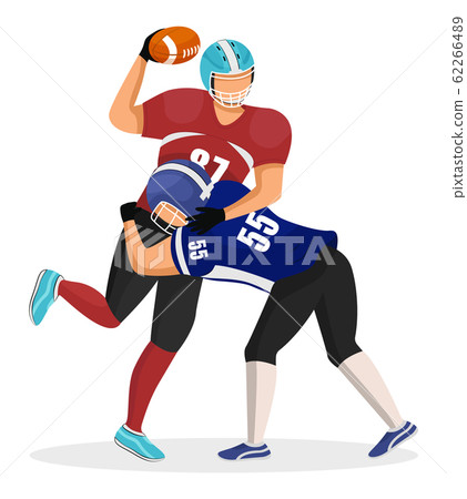 Man Kick His Opponent, American Football Game 62266489