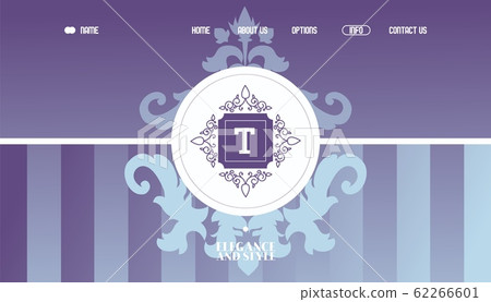 Decorative emblem for company website design vector illustration Decorative emblem for company website design vector illustration 62266601