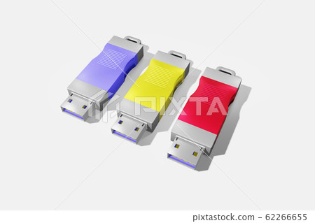 USB memory (3DCG: white background) 62266655