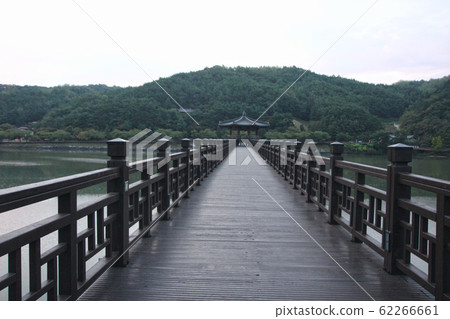 Wolyeonggyo Bridge in Andong, Gyeongbuk, South Korea, Asia Wolyeonggyo Bridge in Andong, Gyeongbuk, South Korea, Asia 62266661