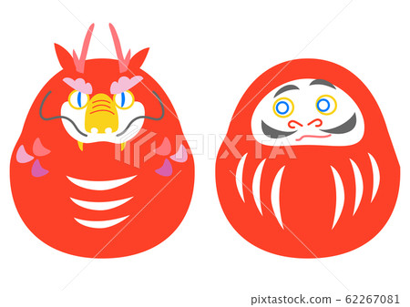 Daruma Illustration / Zodiac Series / Tatsu Tatsun Ryu 62267081