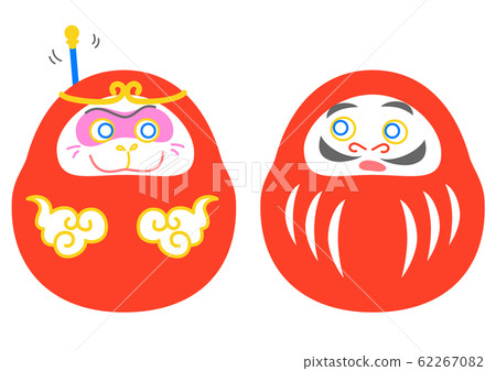 Daruma Illustration / Zodiac Series / Monkey Monkey 62267082
