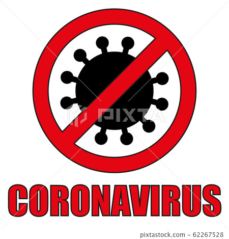 Stop Coronavirus symbol isolated on background Stop Coronavirus symbol isolated on background 62267528