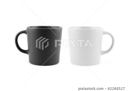 Black and White Mugs From Different sides, Blank Black and White Mugs From Different sides, Blank 62268527