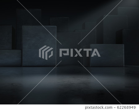 Product showcase with light spot on background, empty space.. Product showcase with light spot on background, empty space.. 62268949
