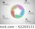 Infographic illustration vector template with 62269133