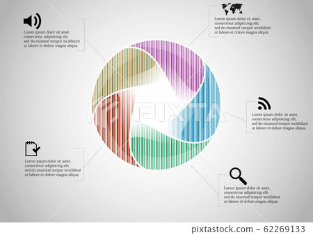 Infographic illustration vector template with 62269133