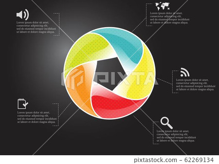Infographic illustration vector template with 62269134