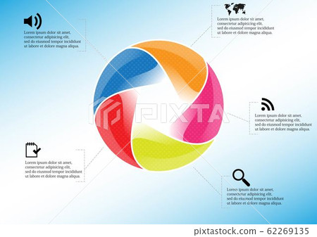 Infographic illustration vector template with 62269135