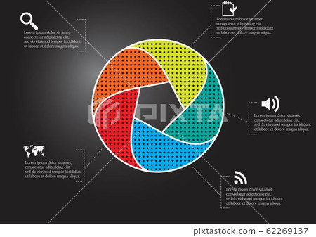 Infographic illustration vector template with Infographic illustration vector template with 62269137