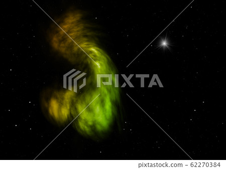 Star field in space and a nebulae. Star field in space and a nebulae. 62270384