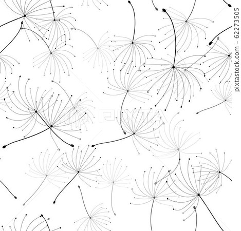 Hand drawn seamless pattern. Vintage paper art - Stock Illustration ...