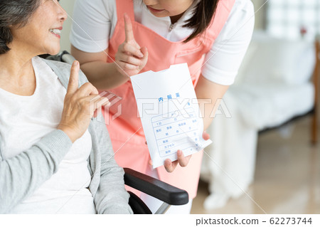 Home-visit nursing, medication and assistance 62273744