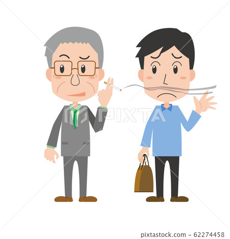 Cigarettes, the elderly, smoke, sidestream smoke, damage, anti-smoking, men 62274458