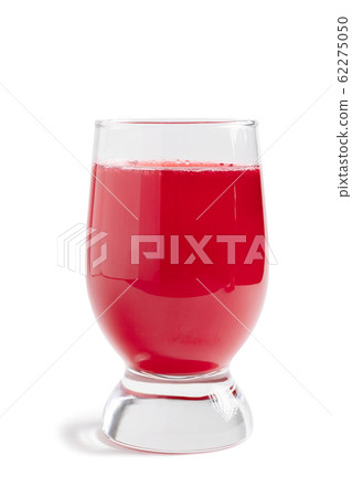 Glass of cranberry juice isolated on a white phones with clipping paths with shadow and without shadow Glass of cranberry juice isolated on a white phones with clipping paths with shadow and without shadow 62275050