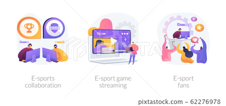 E-sport organization vector concept metaphors. 62276978