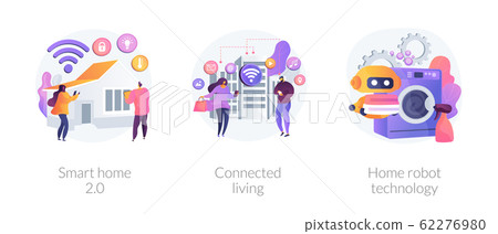 City and home with cognitive intelligence vector concept metaphors. City and home with cognitive intelligence vector concept metaphors. 62276980
