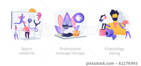 Sports medical services vector concept metaphors. 62276993