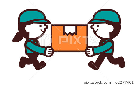 Person cardboard transport carry 62277401