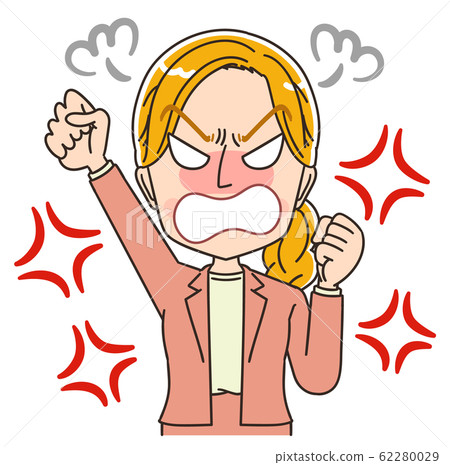 英語英語老師外國人金發女人插圖漫畫 62280029