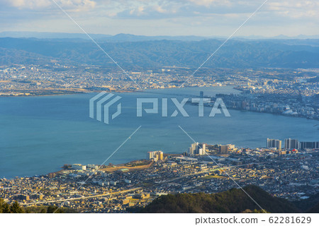 琵琶湖的視圖 62281629