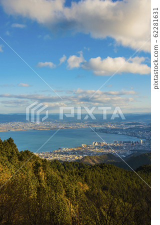 琵琶湖的視圖 62281631