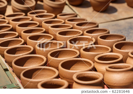 Clay pots in Pottery town is old place in 62281646