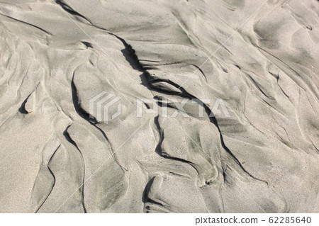 Abstract Image of Sea Sand Formed After Tide 62285640