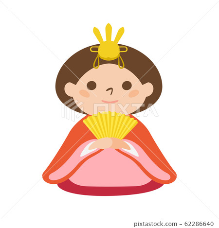 Illustration of Hinamatsuri dolls. The Hina Matsuri is an annual festival of the Japanese festival that prays for the healthy growth of girls. Illustration of Hinamatsuri dolls. The Hina Matsuri is an annual festival of the Japanese festival that prays for the healthy growth of girls. 62286640