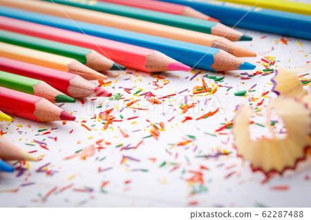 Bright sharp pencils are ready for drawing 62287488