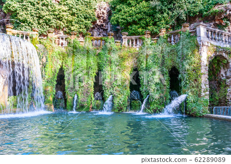 Villa D Este gardens in Tivoli - Oval Fountain 62289089