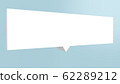 3D render illustration of speech bubble represent communications 62289212